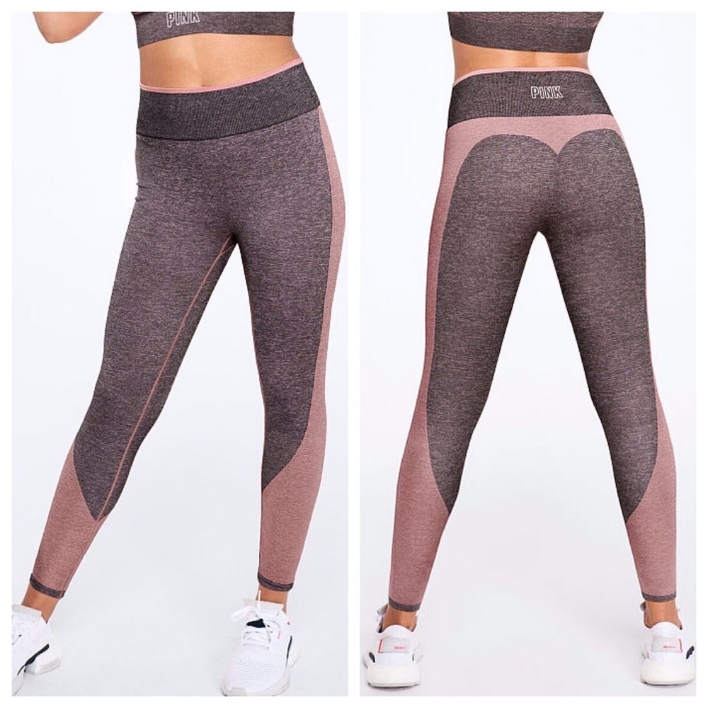 PINK Victoria's Secret Seamless High-Waisted Leggings Large L